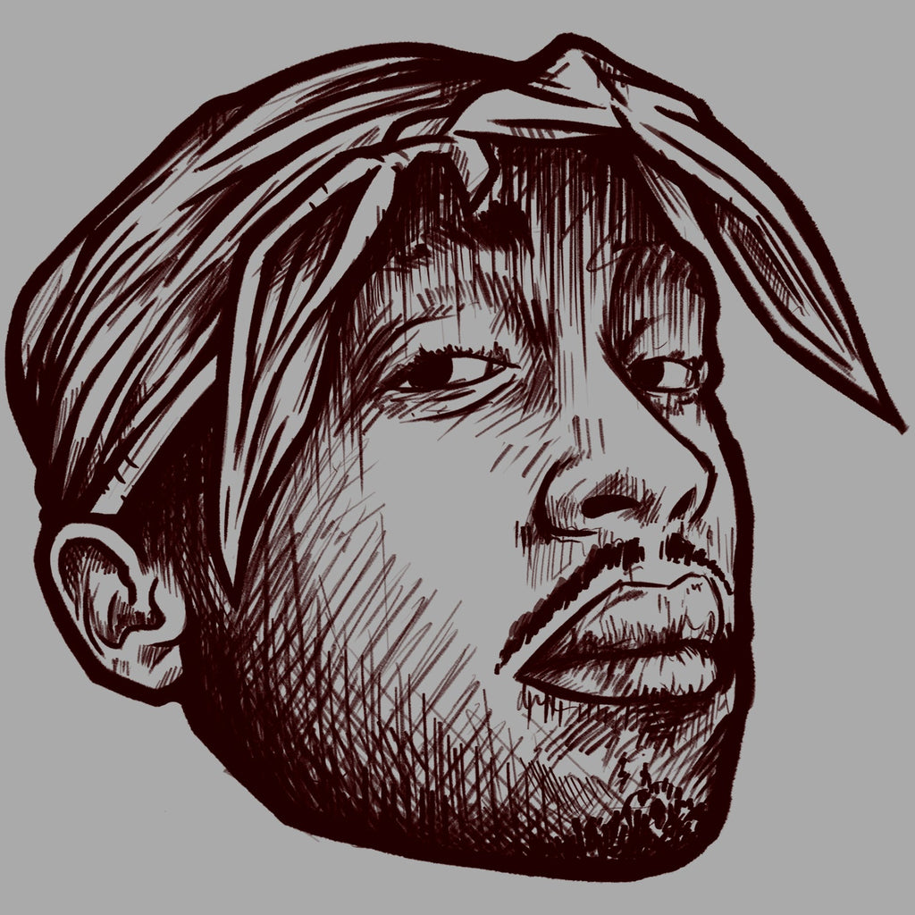 Tupac Inspired Art Kids T Shirt product image 1