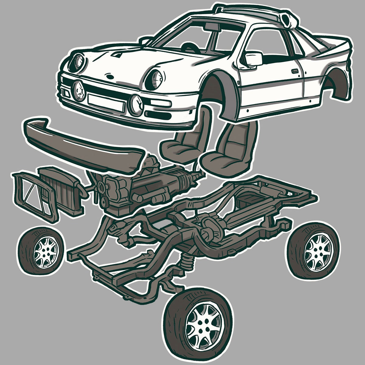 Sliced Up Kids T Shirt product image 1