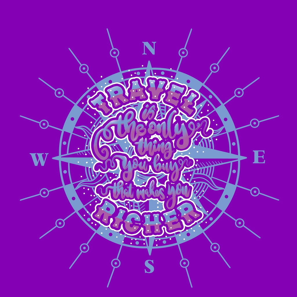 Travel Makes You Rich Kids T Shirt product image 1