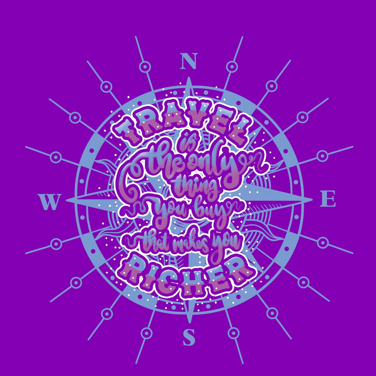 Travel Makes You Rich Kids T Shirt product image 1