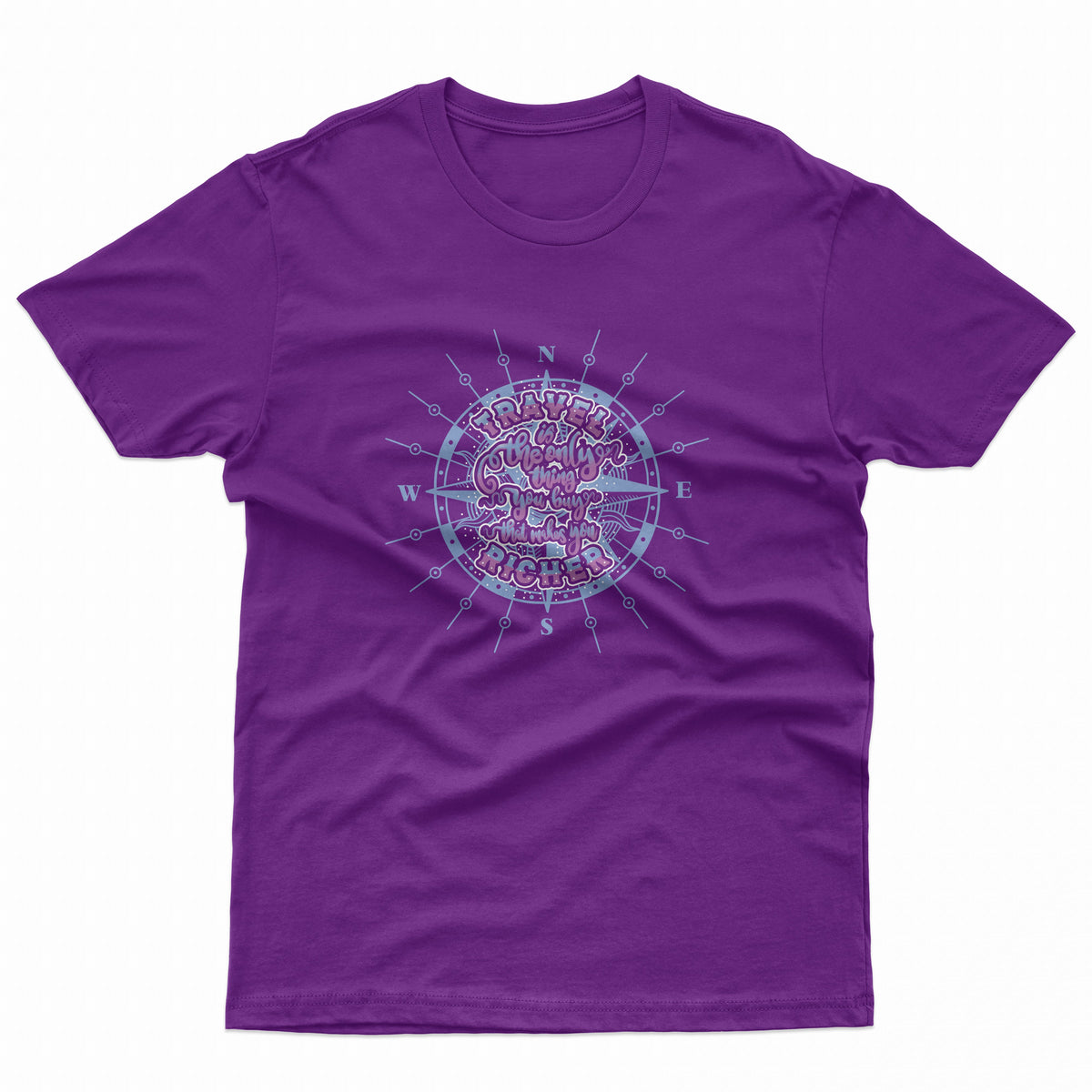 Travel Makes You Rich Kids T Shirt product image 2
