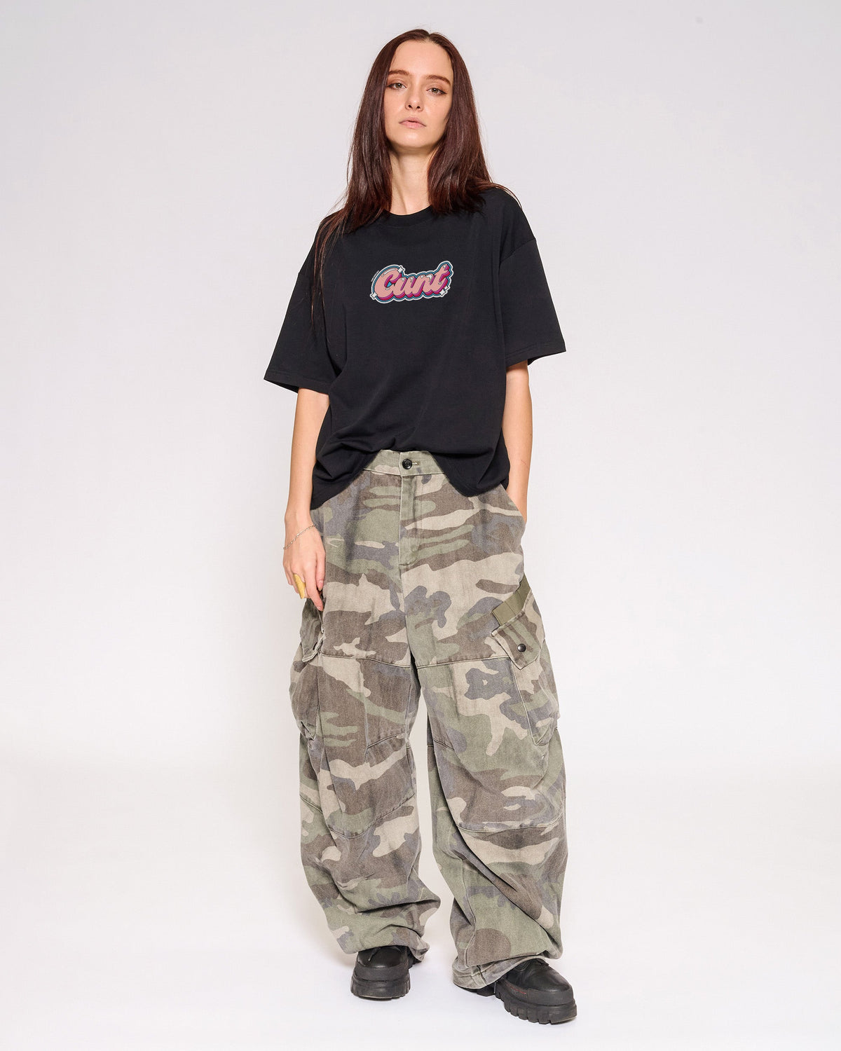 Cunt Oversized Crop Tee product image 4