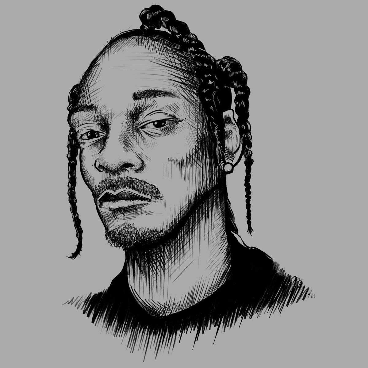Snoop Inspired Art Kids T Shirt product image 1
