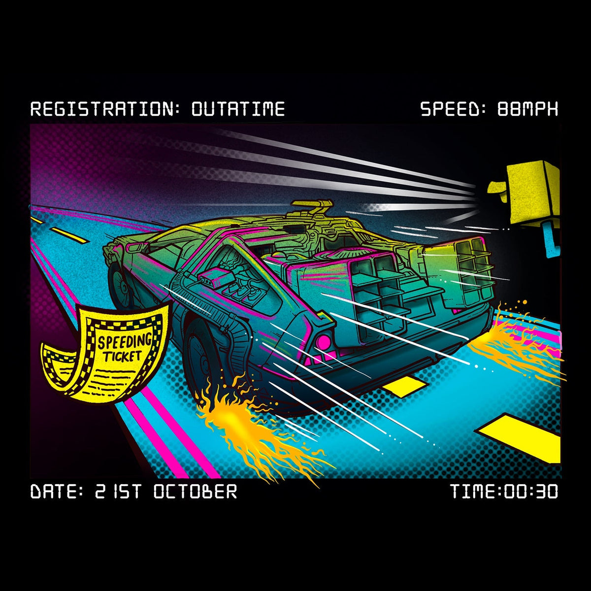 Speeding Ticket Kids T Shirt product image 1