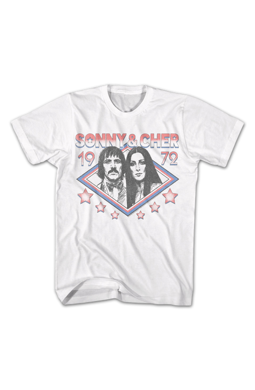 1972 Poster Sonny & Cher T-Shirt
