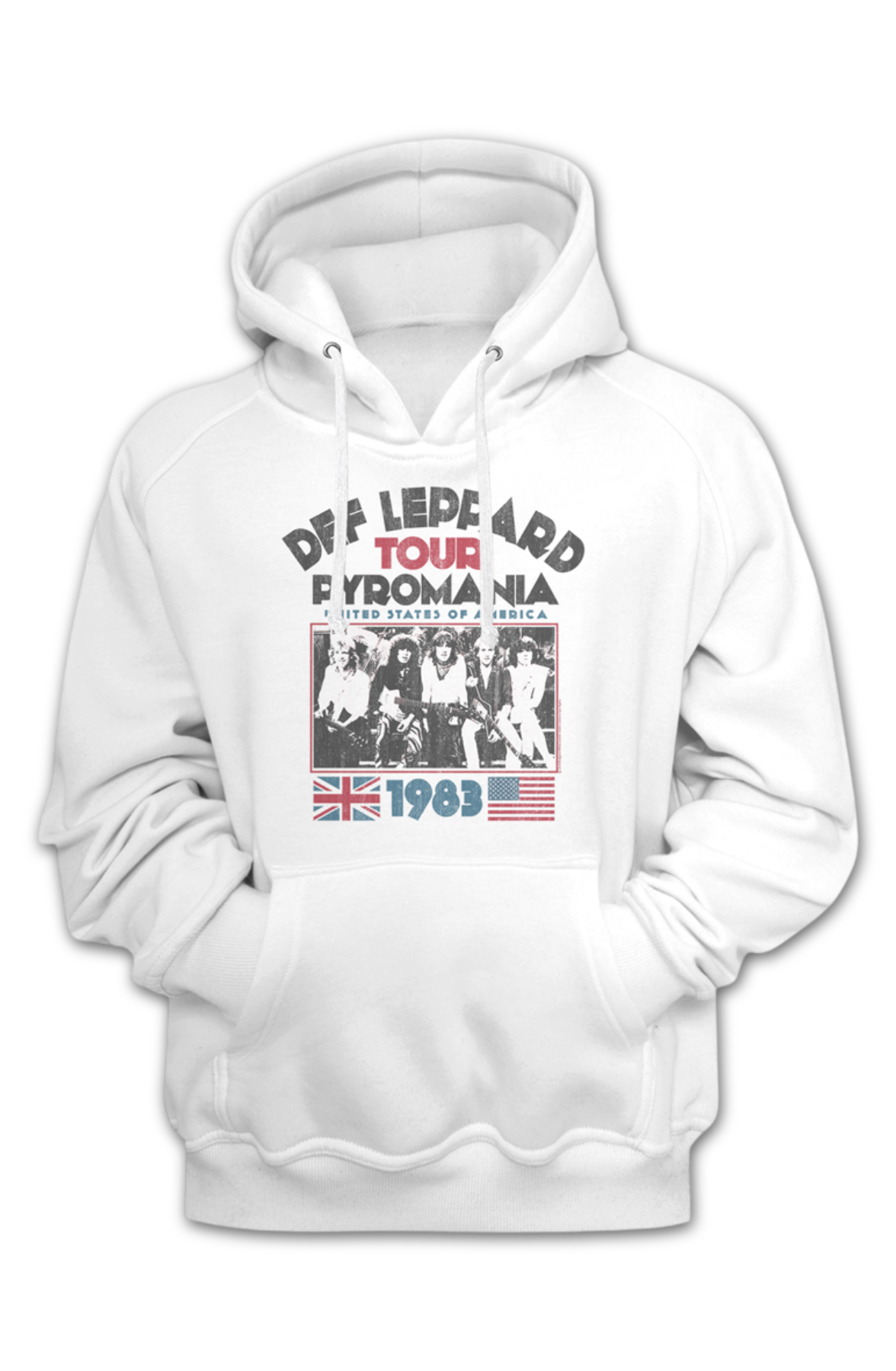 1983 Pyromania Tour Def Leppard Hoodie product image 2