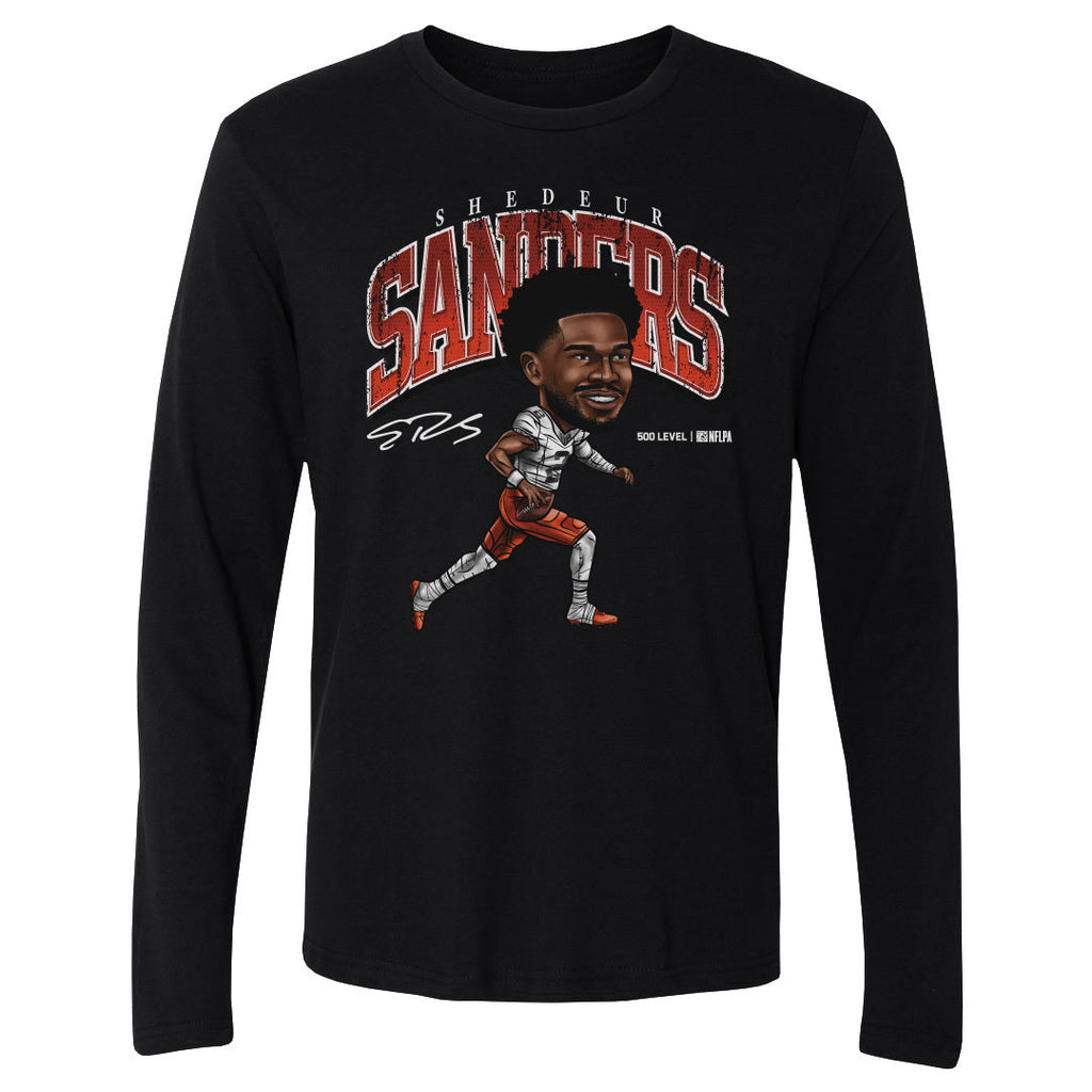 Shedeur Sanders Cleveland Cartoon WHT product image 1