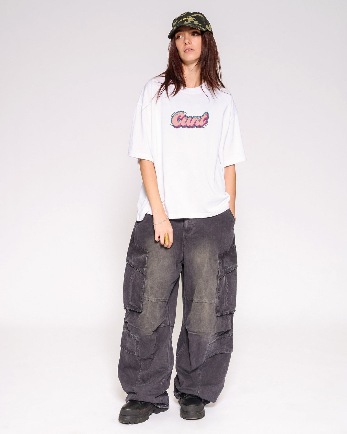 Cunt Oversized Crop Tee product image 2