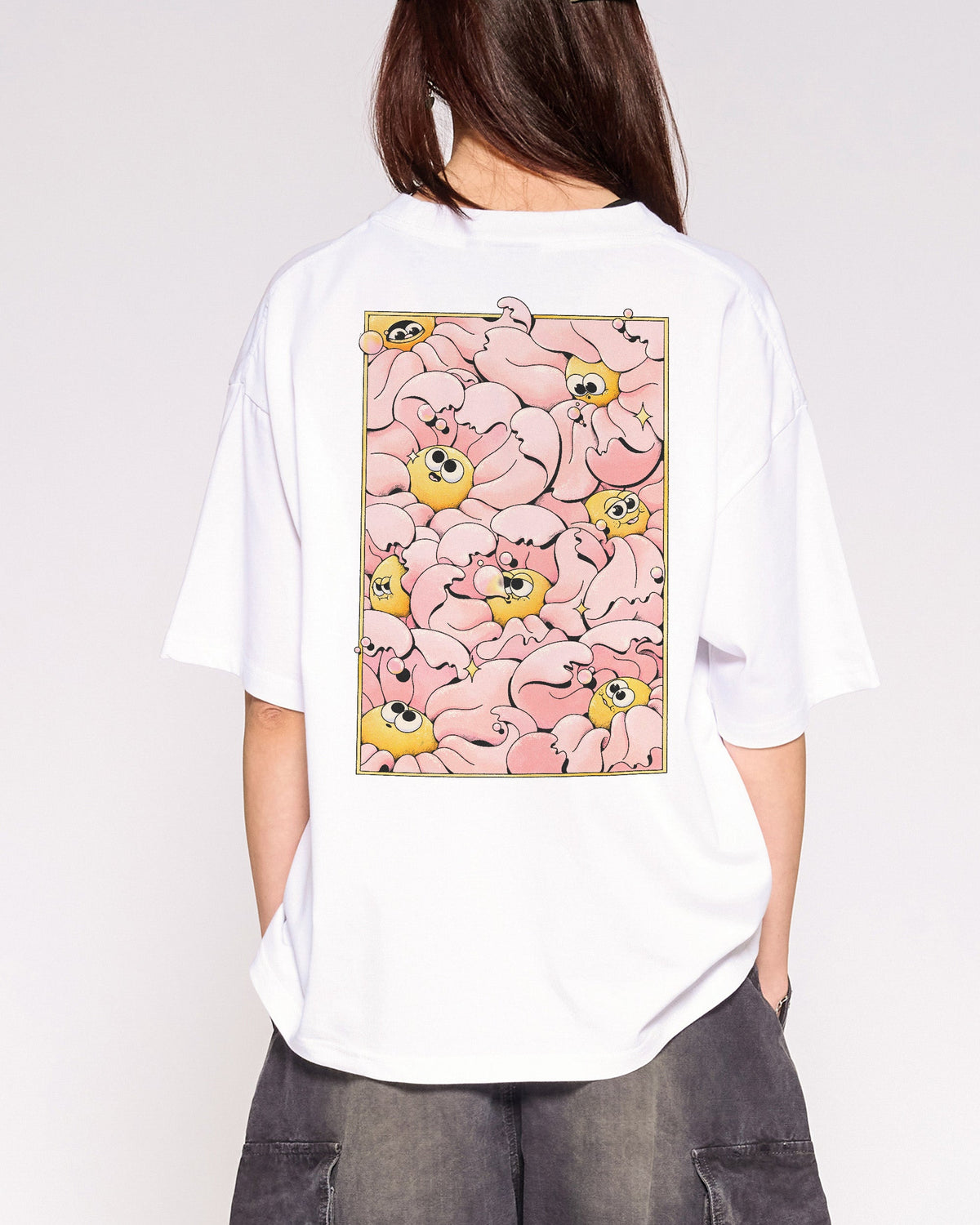 Bubble Blossom Oversized Crop Tee product image 1