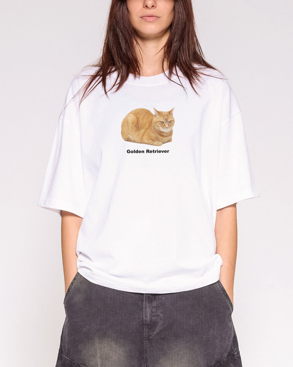 Golden Retriever Oversized Crop Tee product image 3