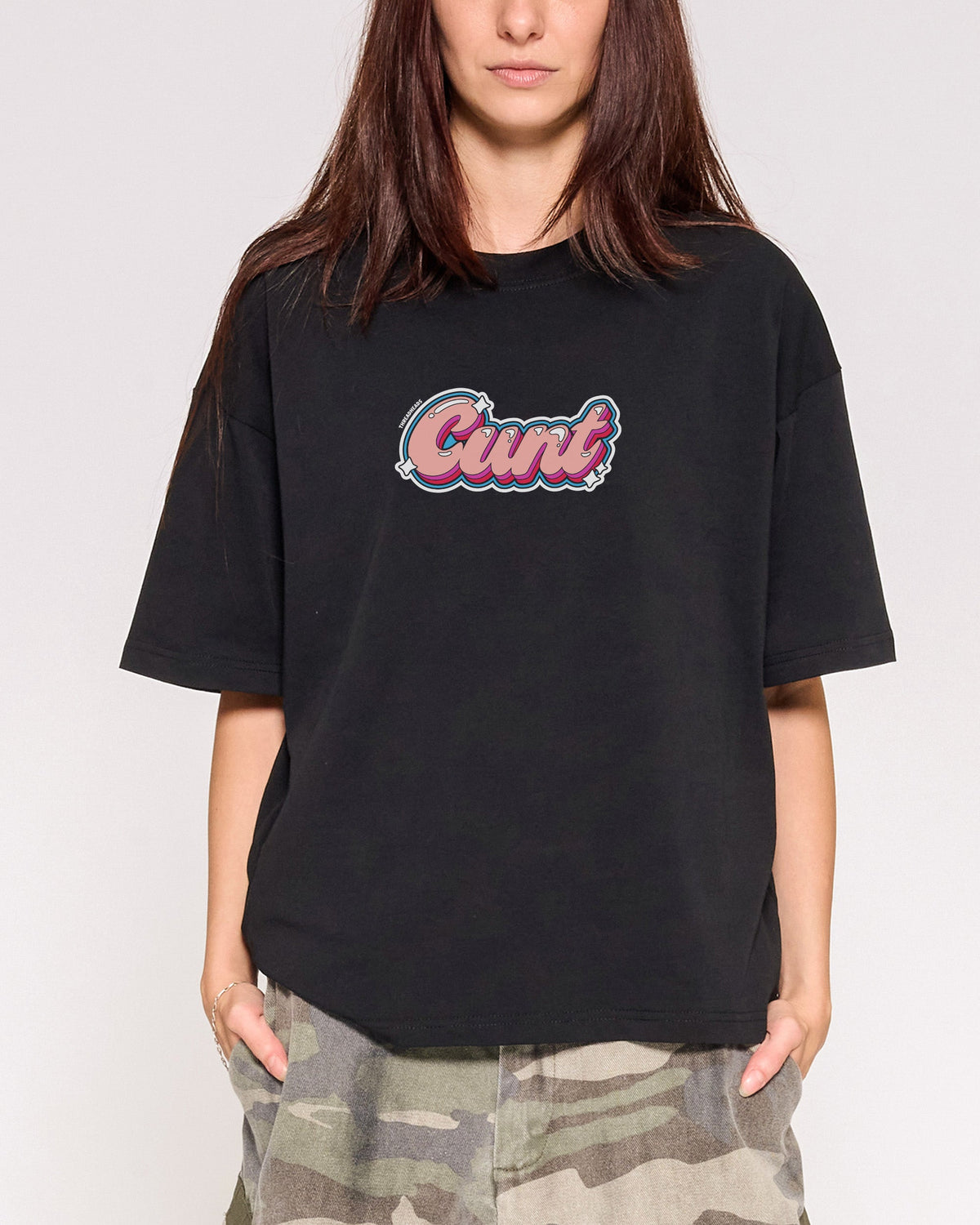 Cunt Oversized Crop Tee product image 3