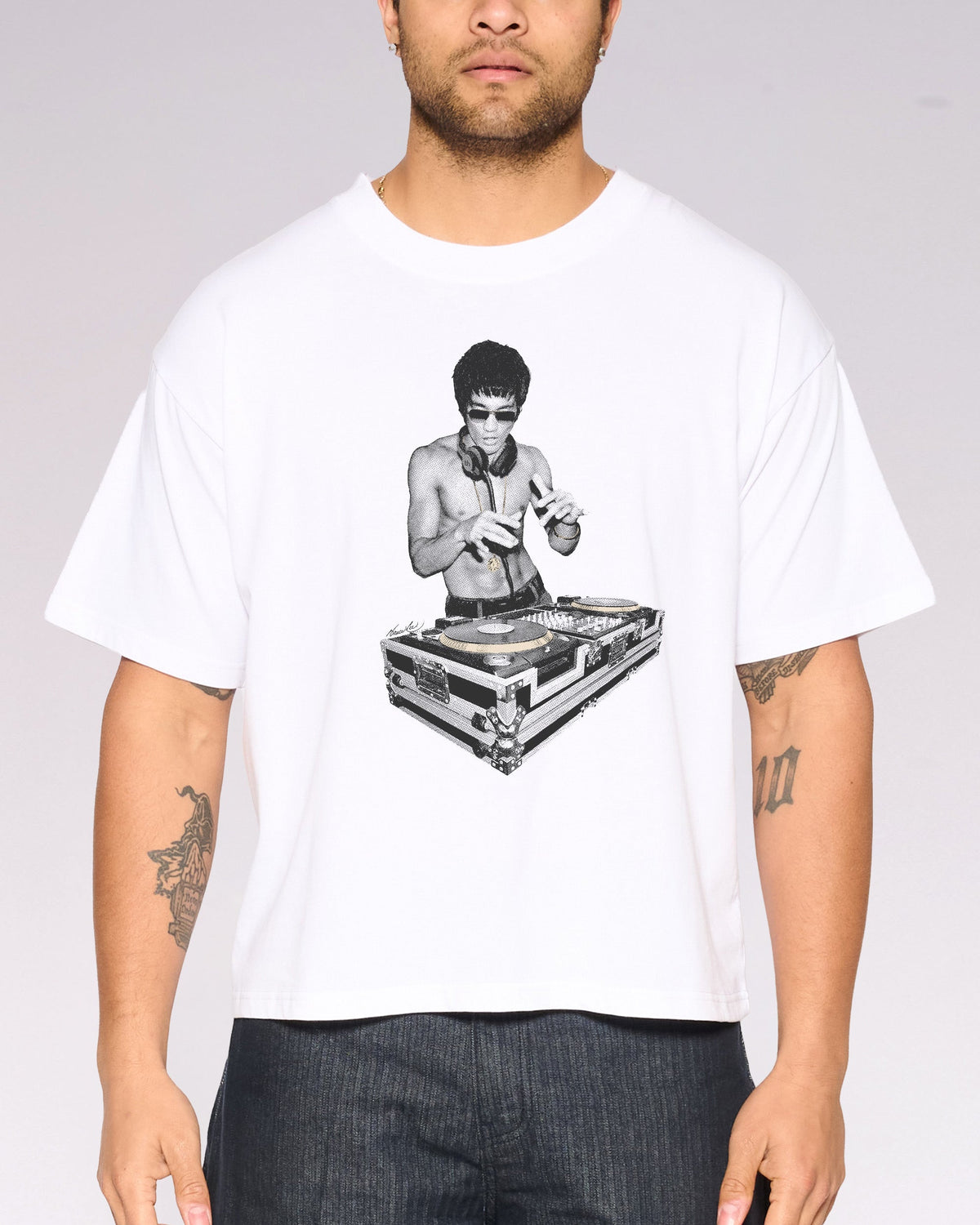 DJ Bruce Lee Oversized Crop Tee product image 3