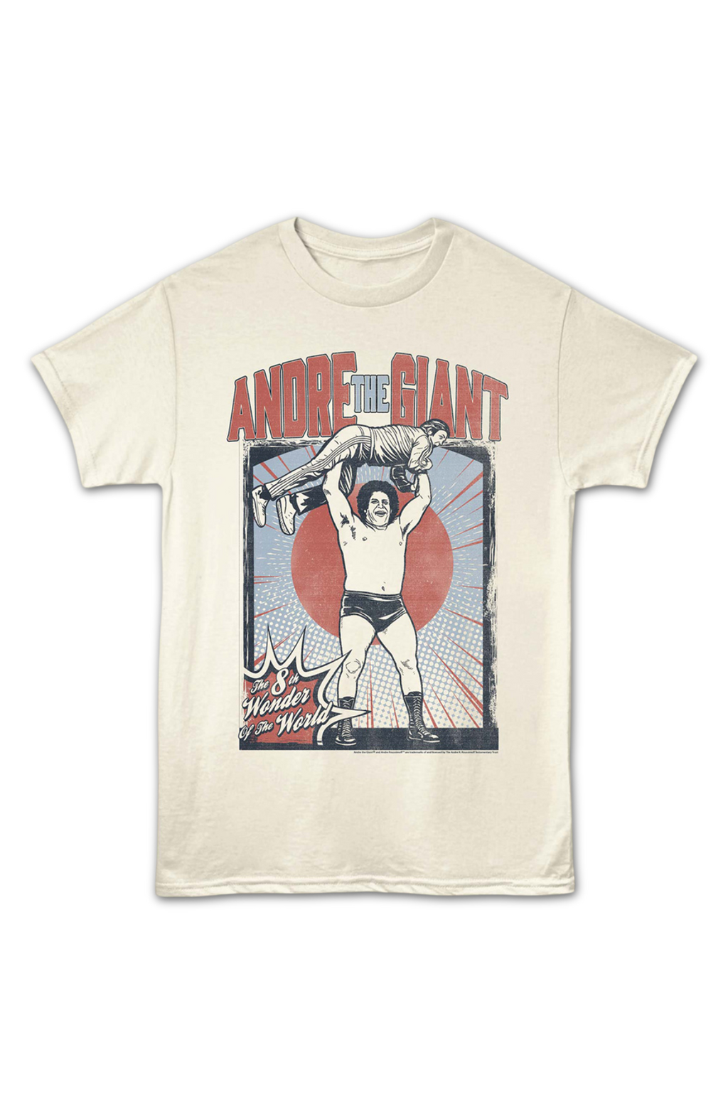 8th Wonder Of The World Illustration Andre Giant T-Shirt product image 2