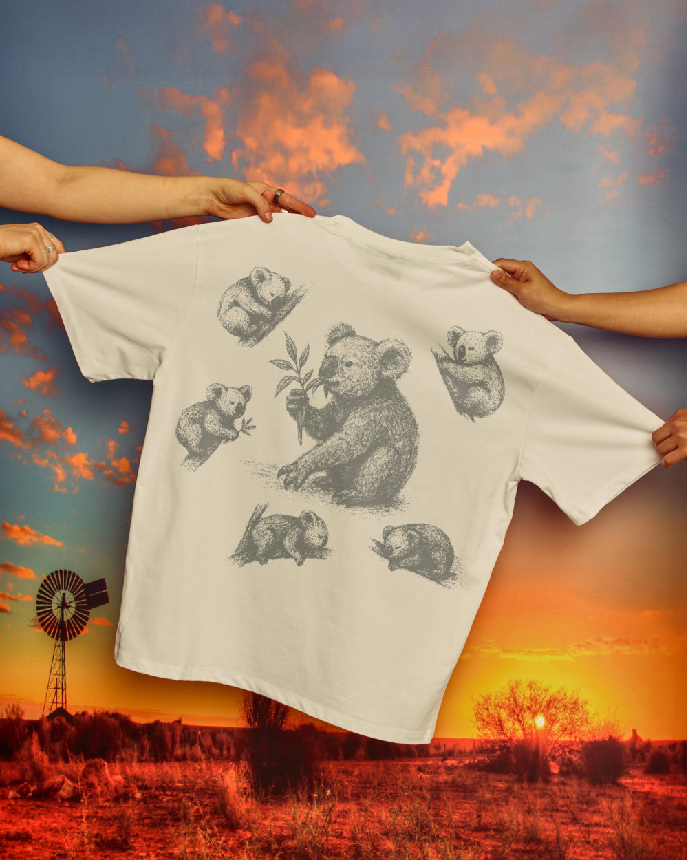 Eat Sleep Repeat Oversized Tee product image 3