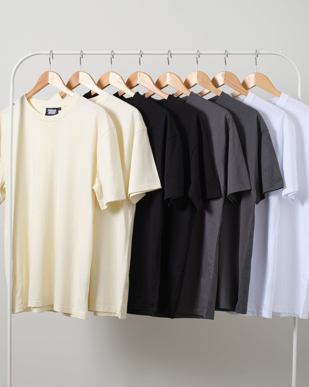 Classic Tee 8 Pack: Natural, Black, Charcoal, White product image 6