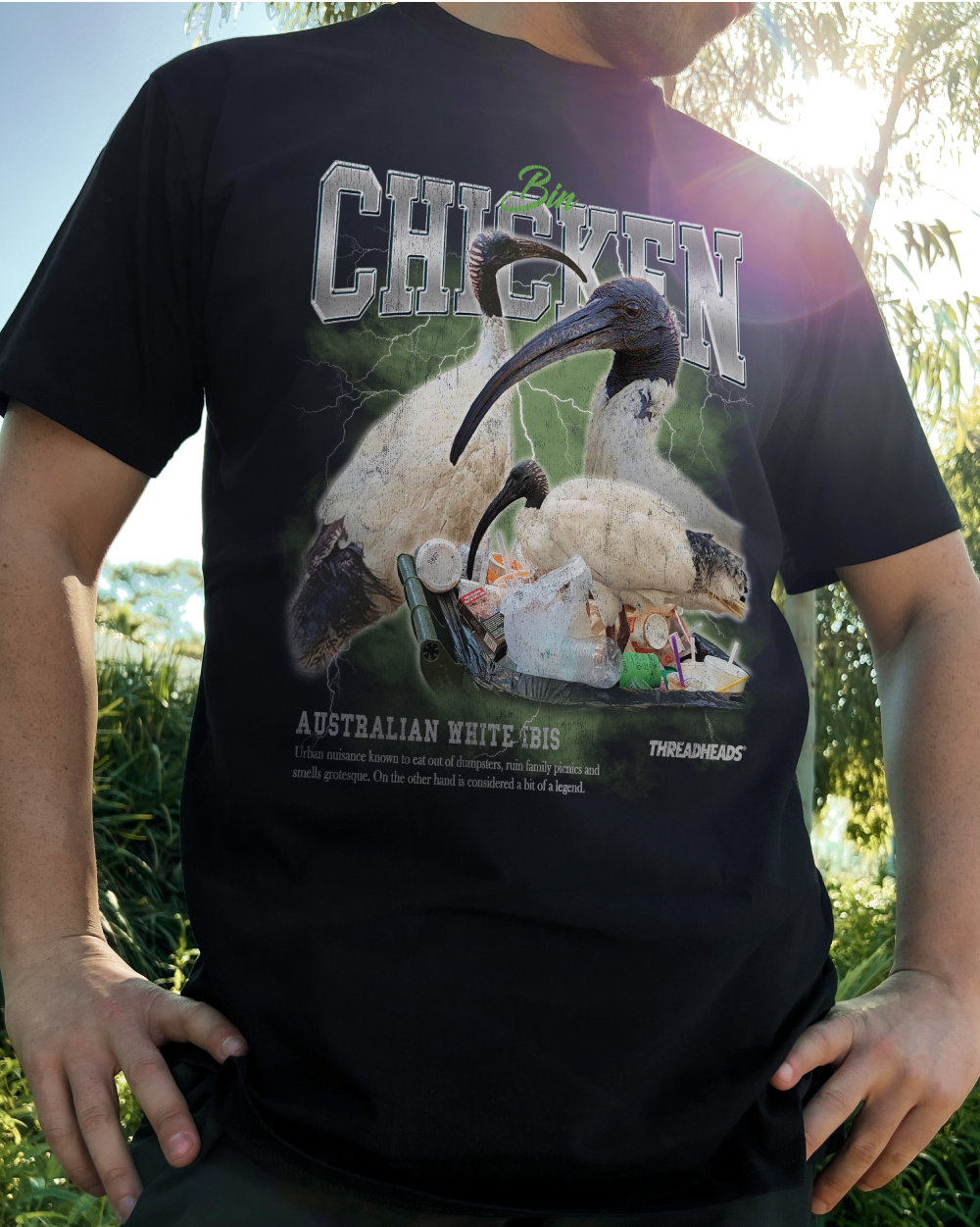 Vintage Bin Chicken T-Shirt product image 3