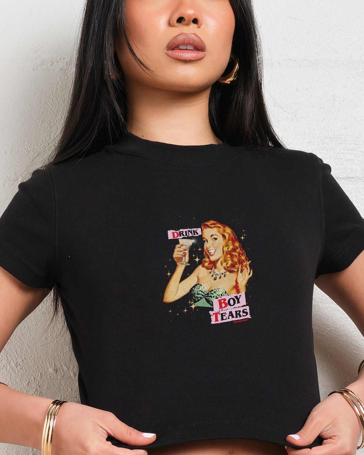 Drink Boy Tears Baby Tee product image 1