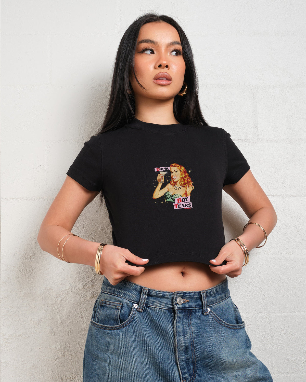 Drink Boy Tears Baby Tee product image 2