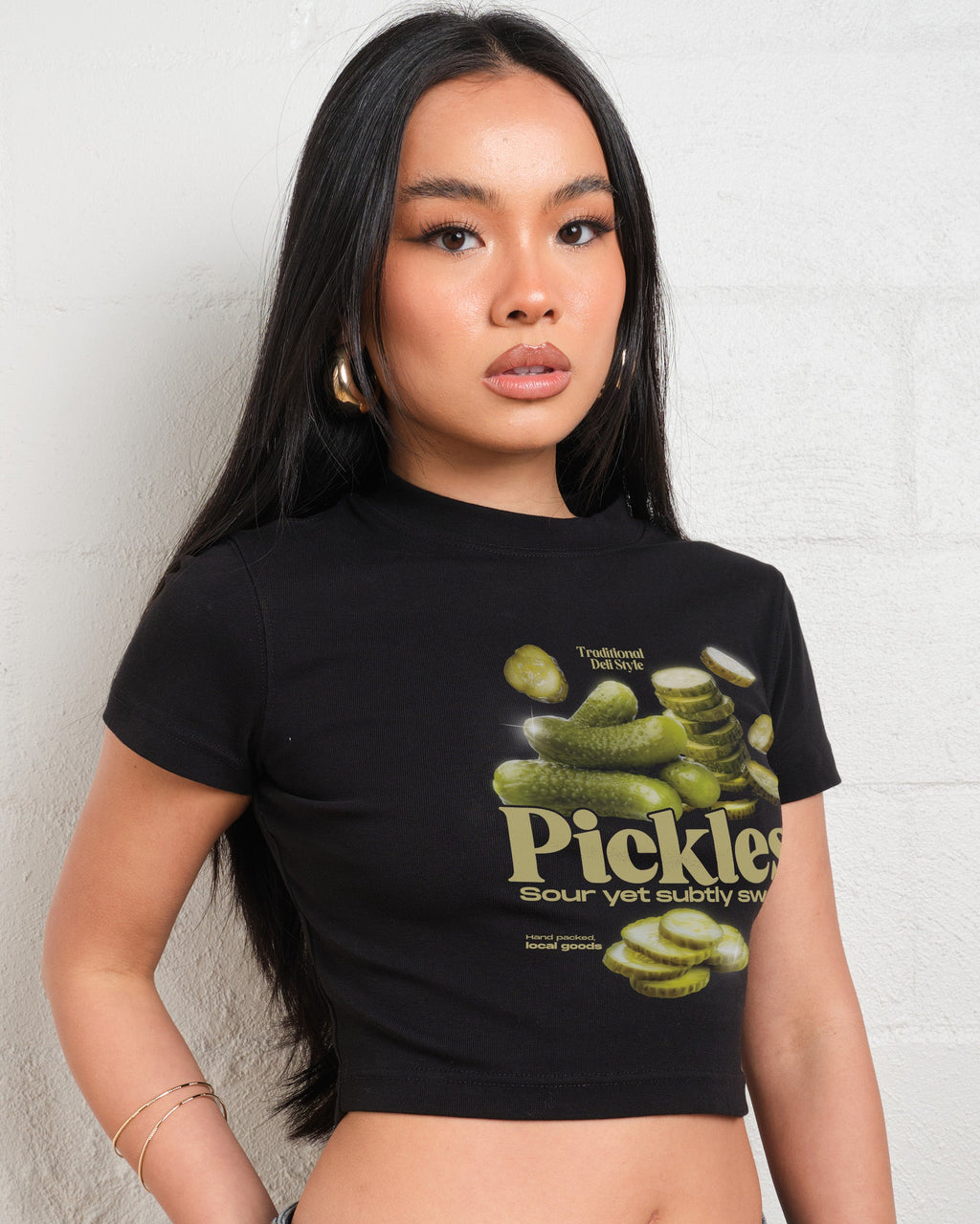 Sour Yet Sweet Pickles Baby Tee product image 3
