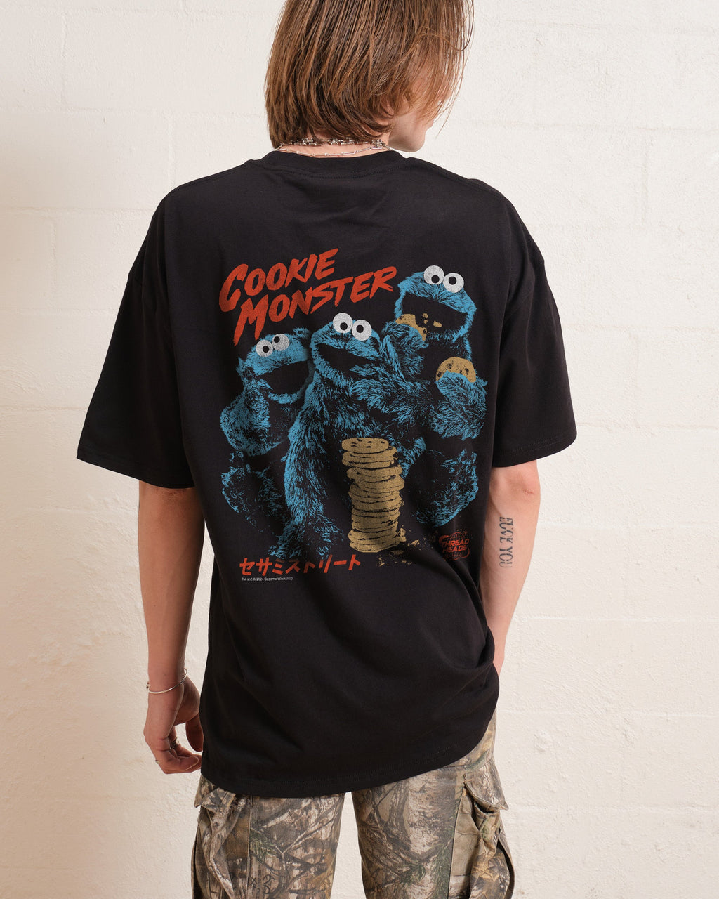 Cookie Kaiju Front and Back T-Shirt product image 3