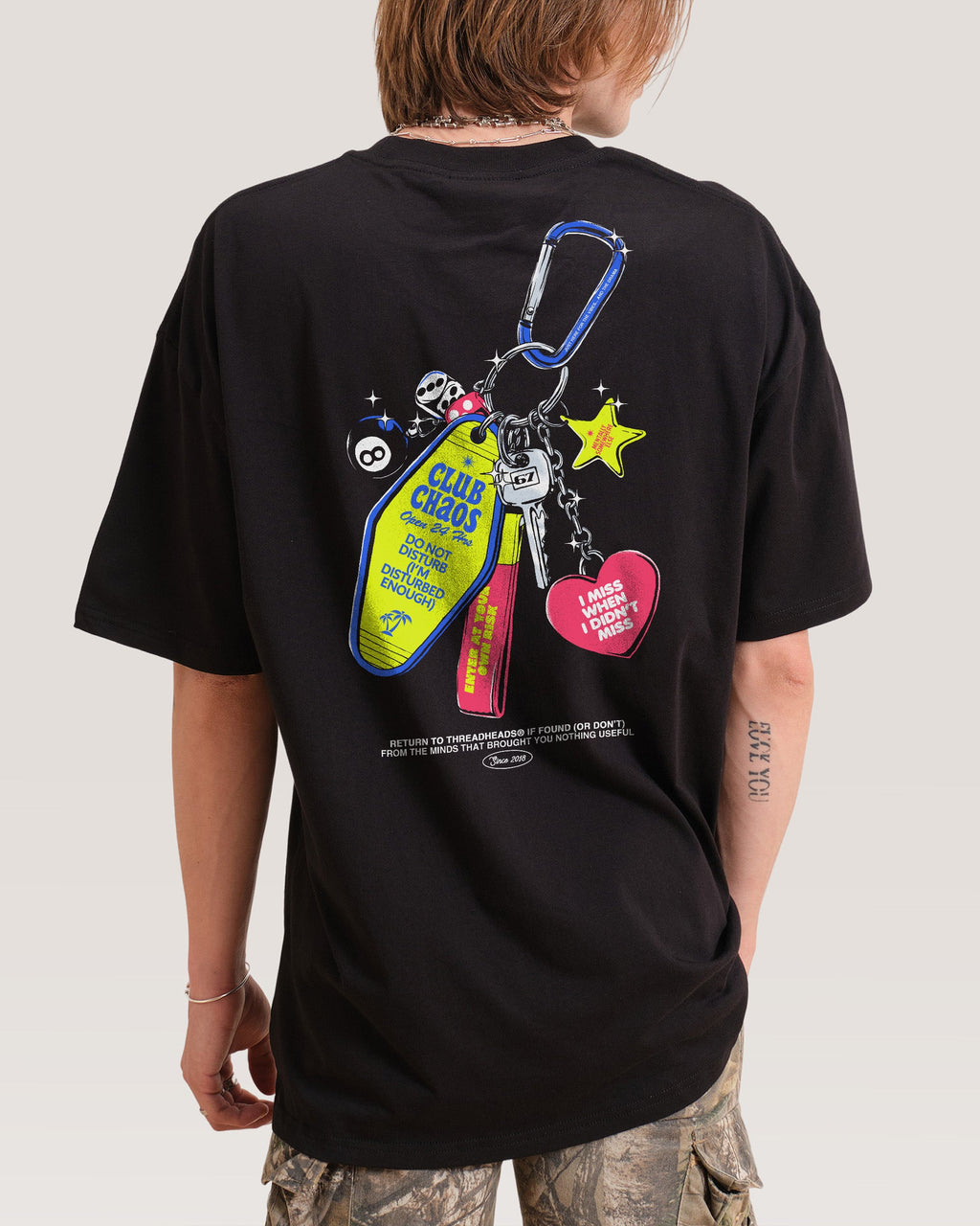 Club Chaos Key Chain T-Shirt product image 1
