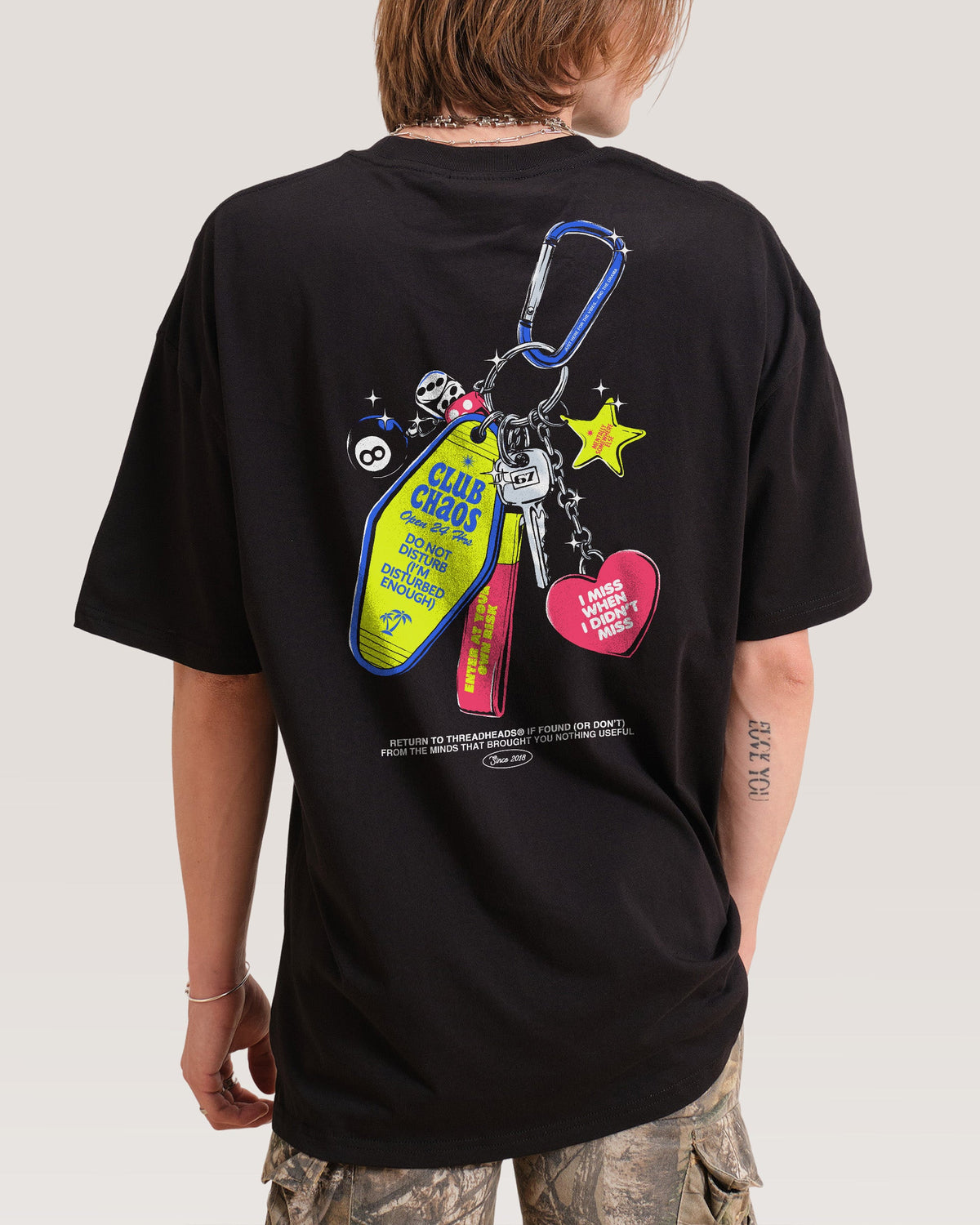 Club Chaos Key Chain T-Shirt product image 1