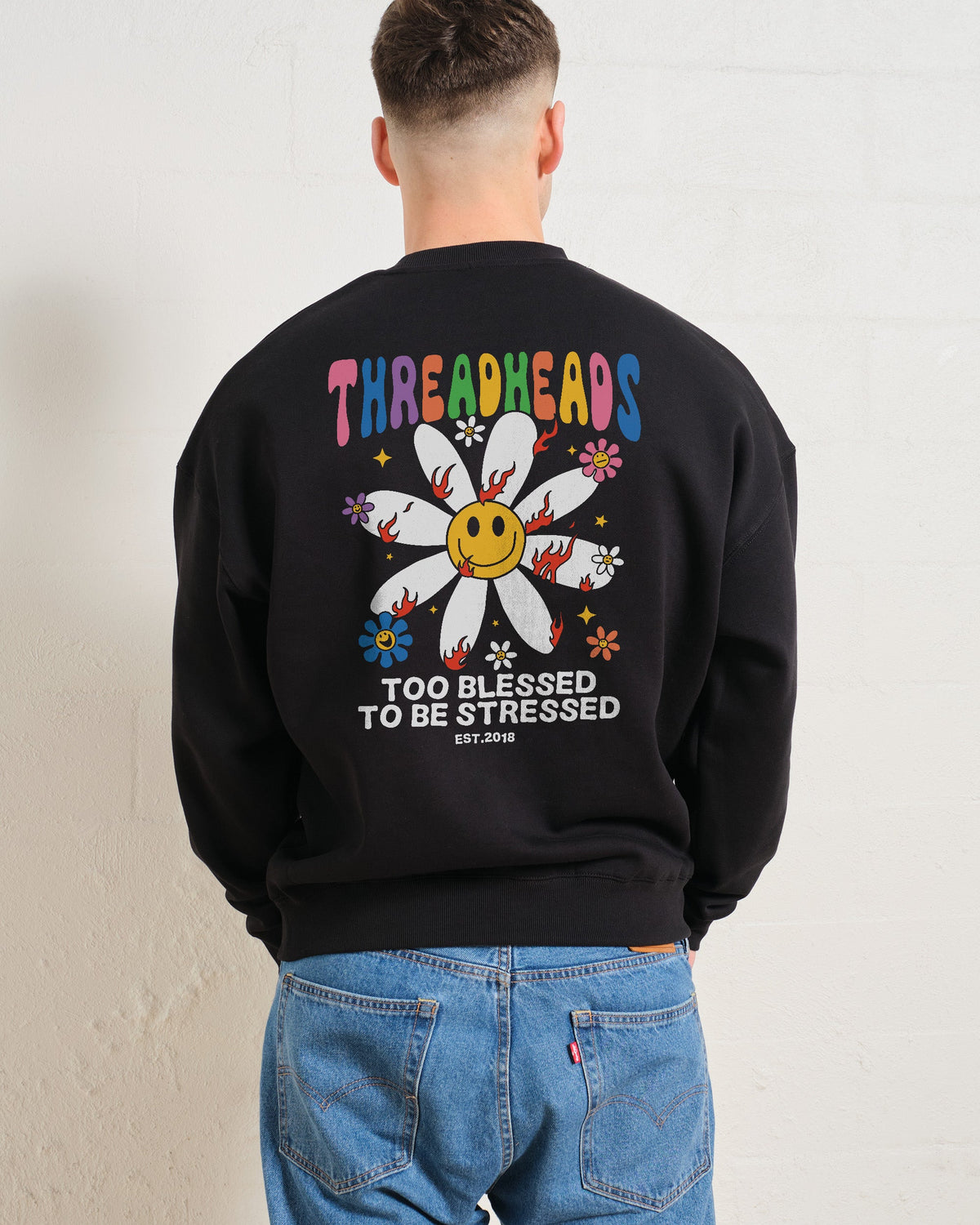 Too Blessed to be Stressed Sweatshirt product image 8