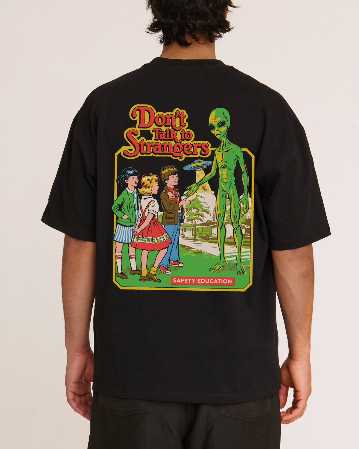Don't Talk to Strangers Front and Back T-Shirt product image 1