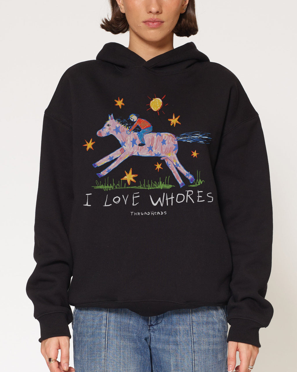 I Love Whores Hoodie product image 1