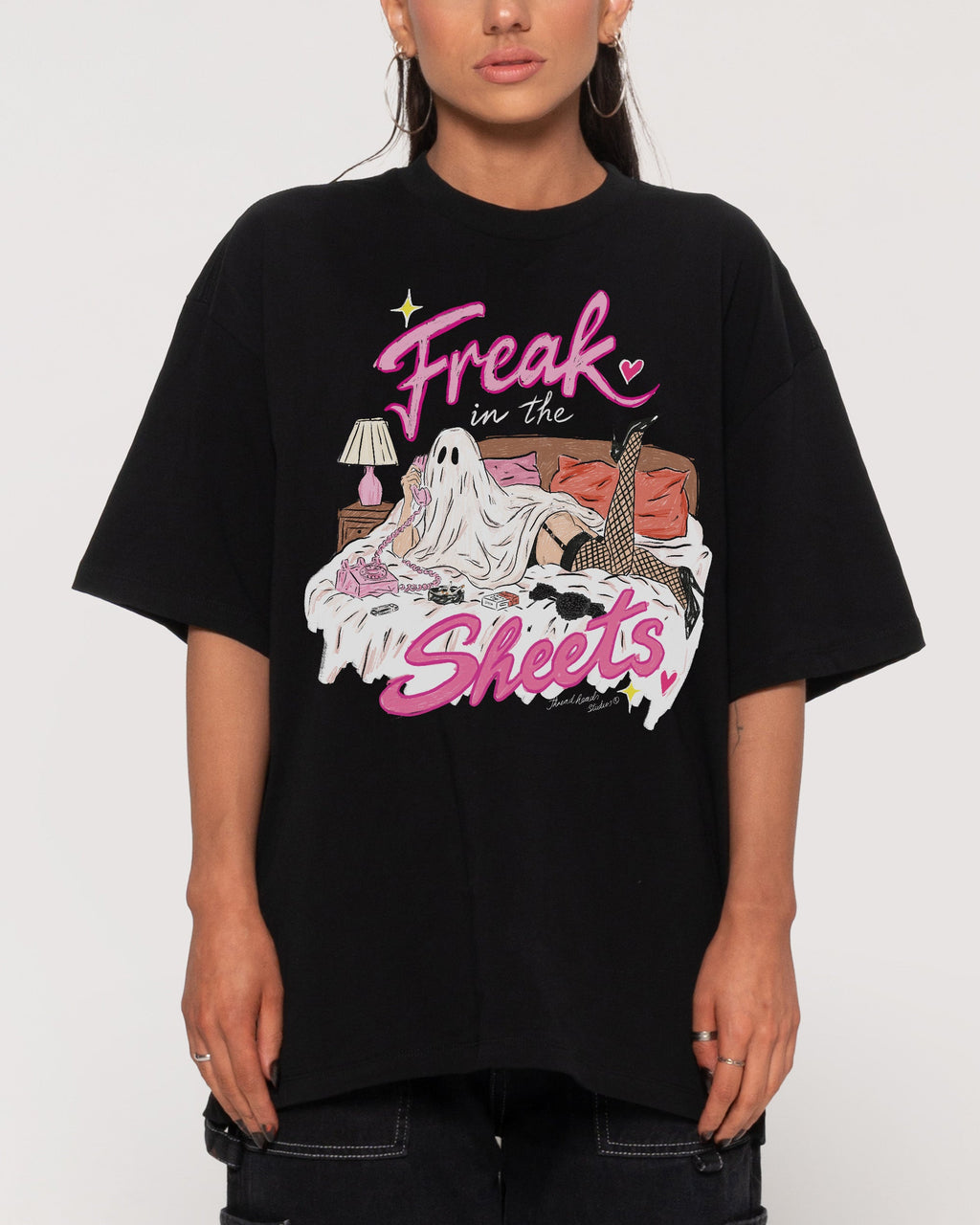 Freak in the Sheets Ghost Oversized Tee product image 13