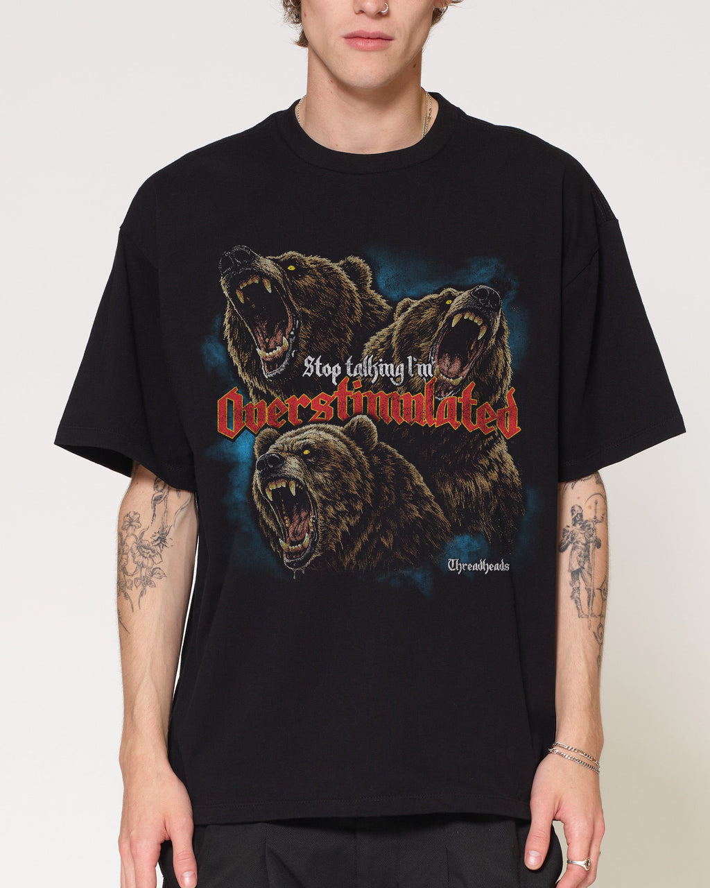I’m Overstimulated Oversized Tee product image 1