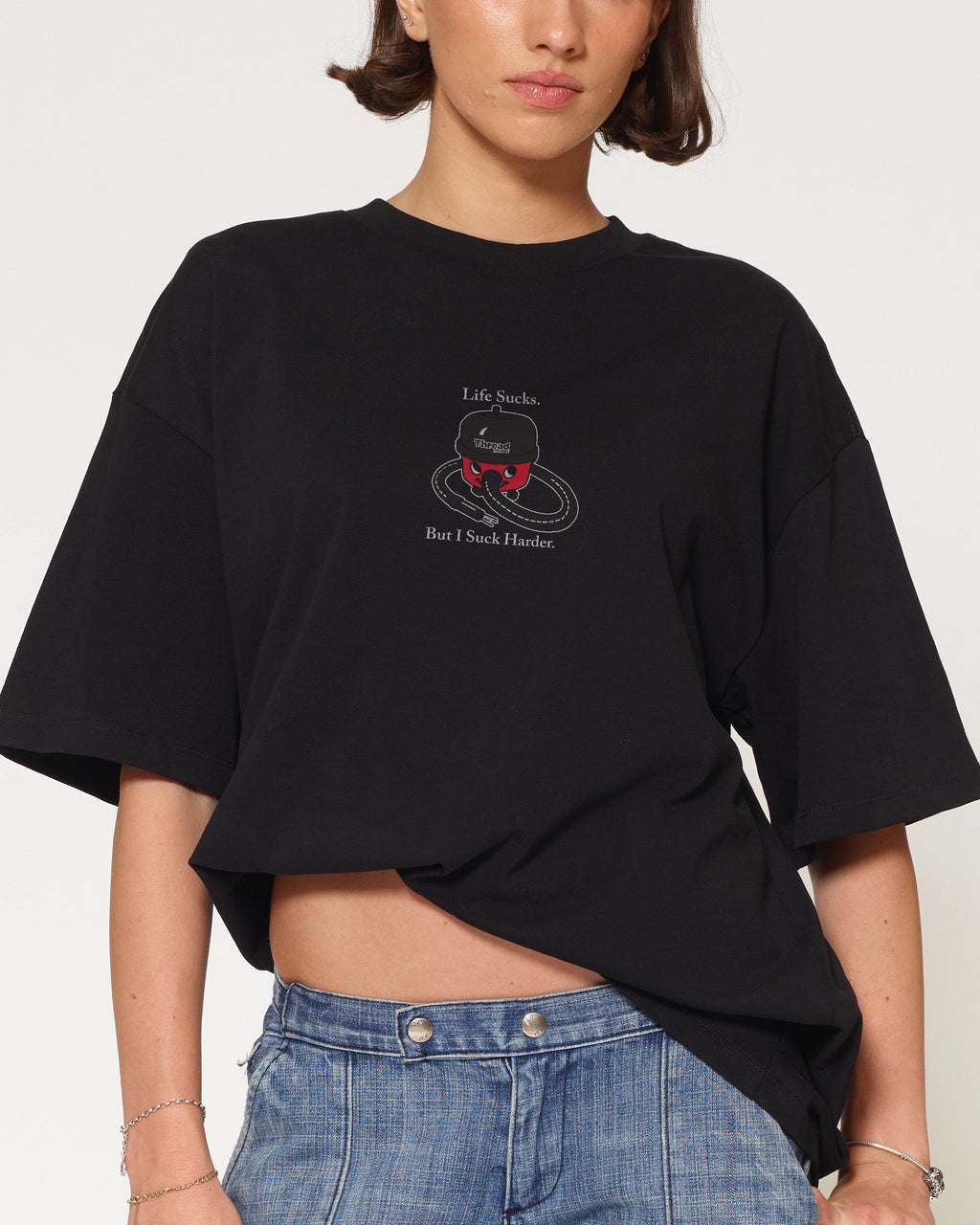 Life Sucks Oversized Tee product image 5