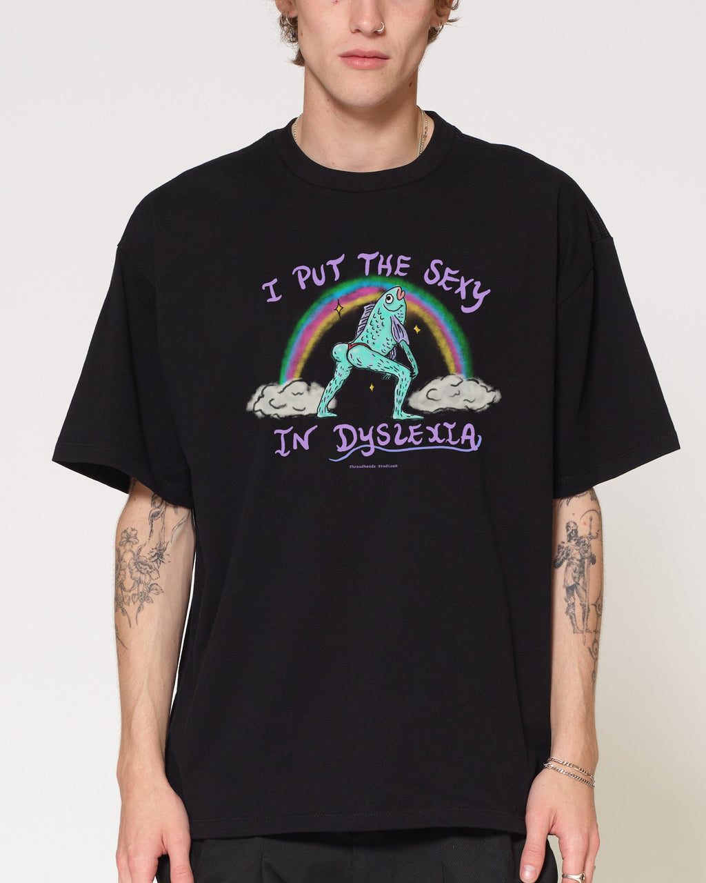 I Put the Sexy in Dyslexia Oversized Tee product image 3