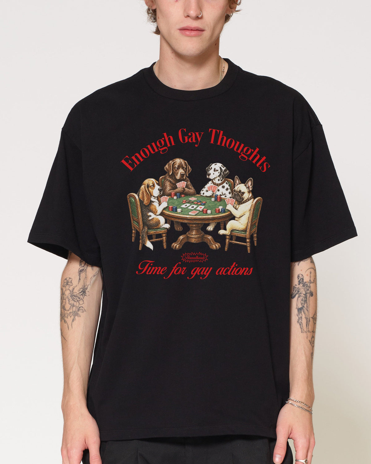 Enough Gay Thoughts Oversized Tee product image 9