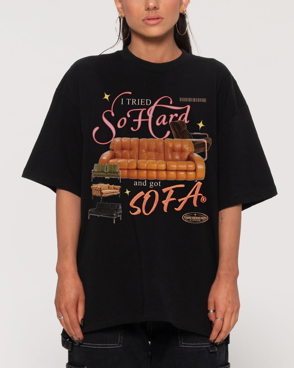 I Tried So Hard and Got Sofa Oversized Tee product image 7