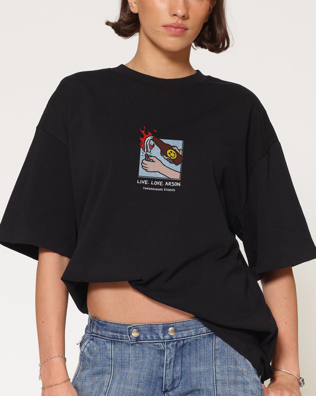 Live. Love. Arson Oversized Tee product image 7