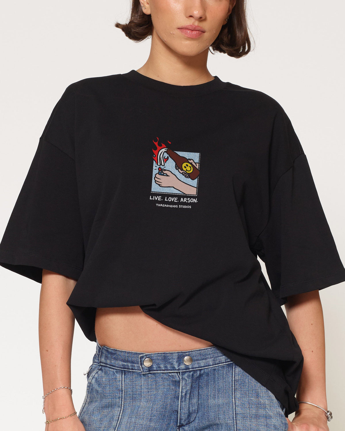 Live. Love. Arson Oversized Tee product image 7
