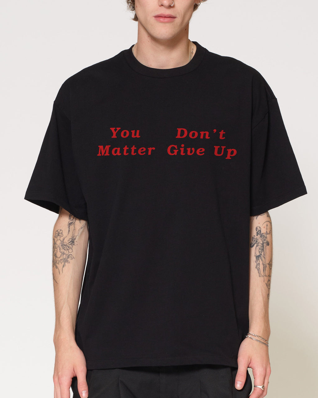 You Don’t Matter Give Up Oversized Tee product image 1