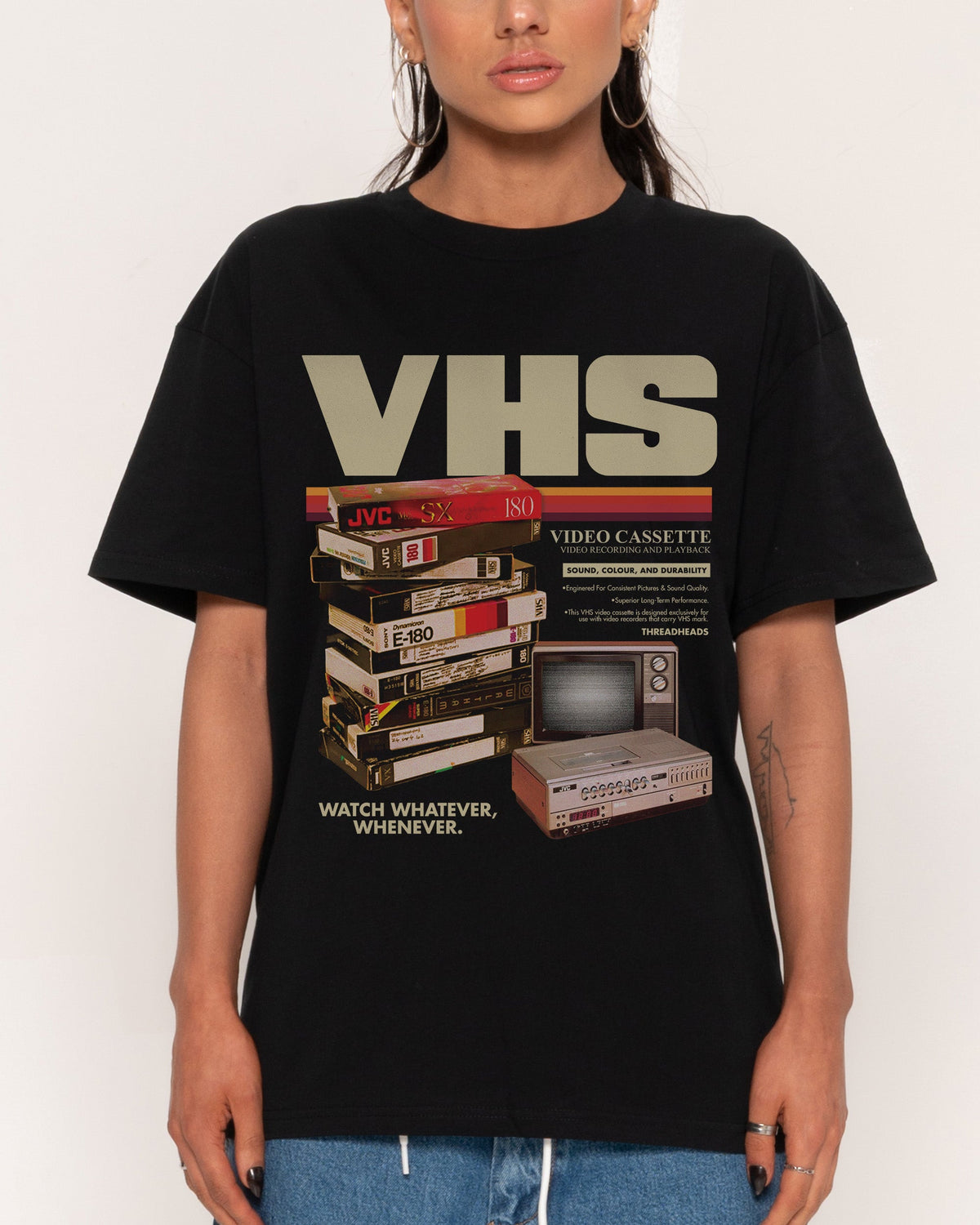 Vintage VHS Tapes T-Shirt product image 7