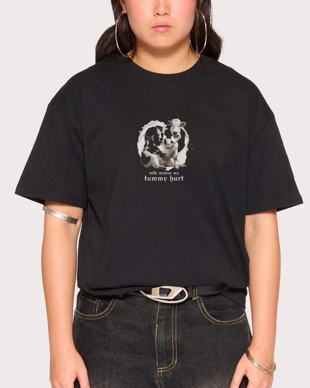 Milk Makes My Tummy Hurt T-Shirt product image 1