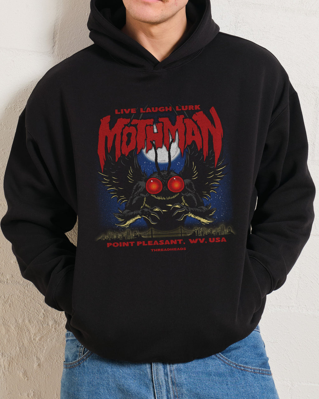 Mothman - Live Laugh Lurk Hoodie product image 1
