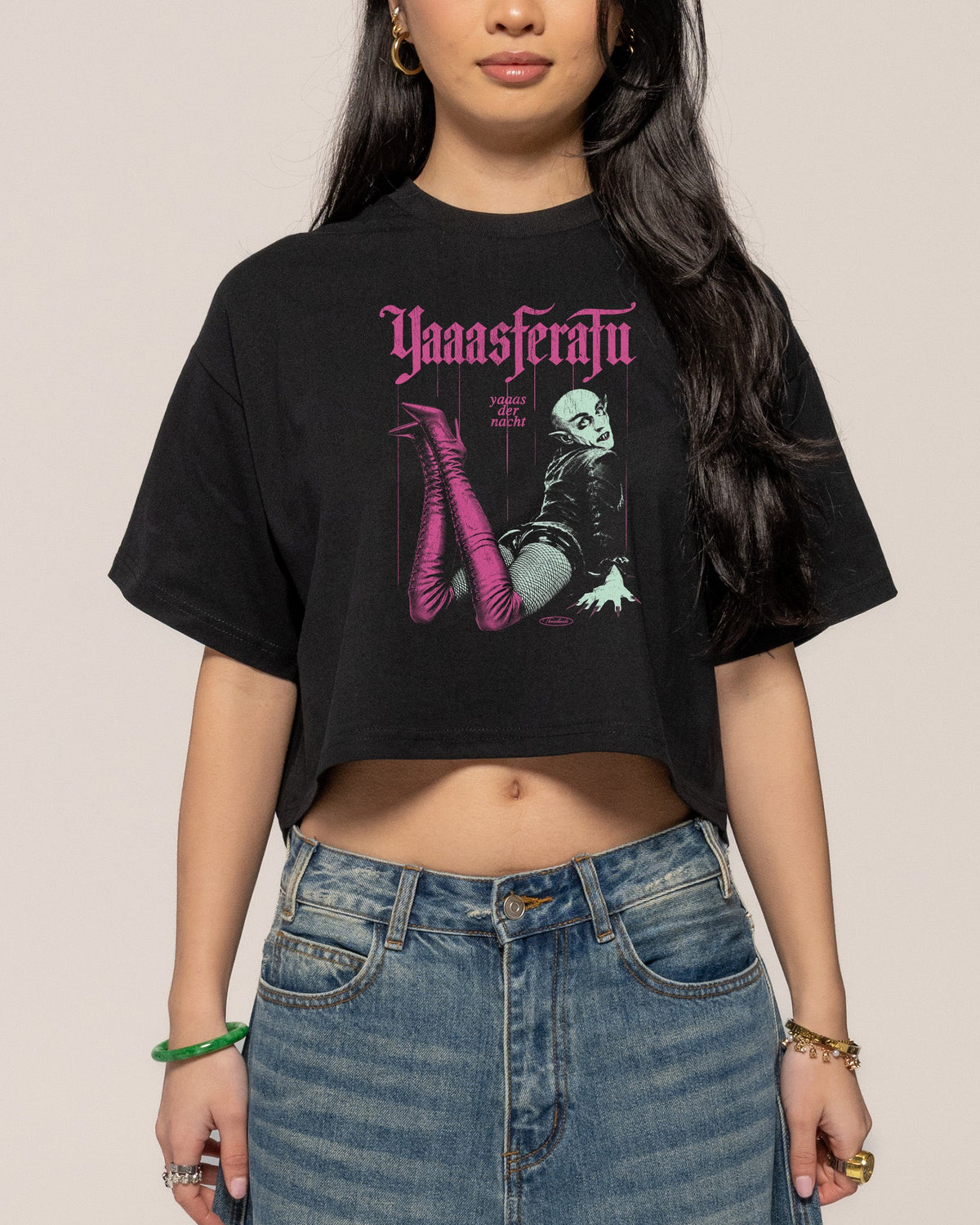 Yaaasferatu Crop Tee product image 1