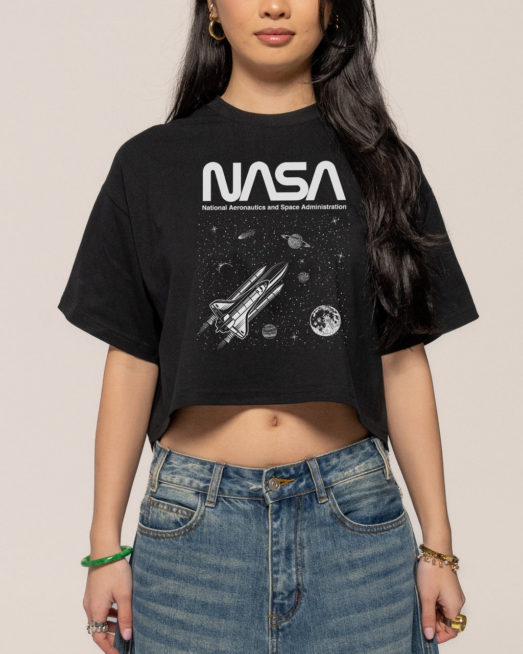 NASA Galaxy Crop Tee product image 1