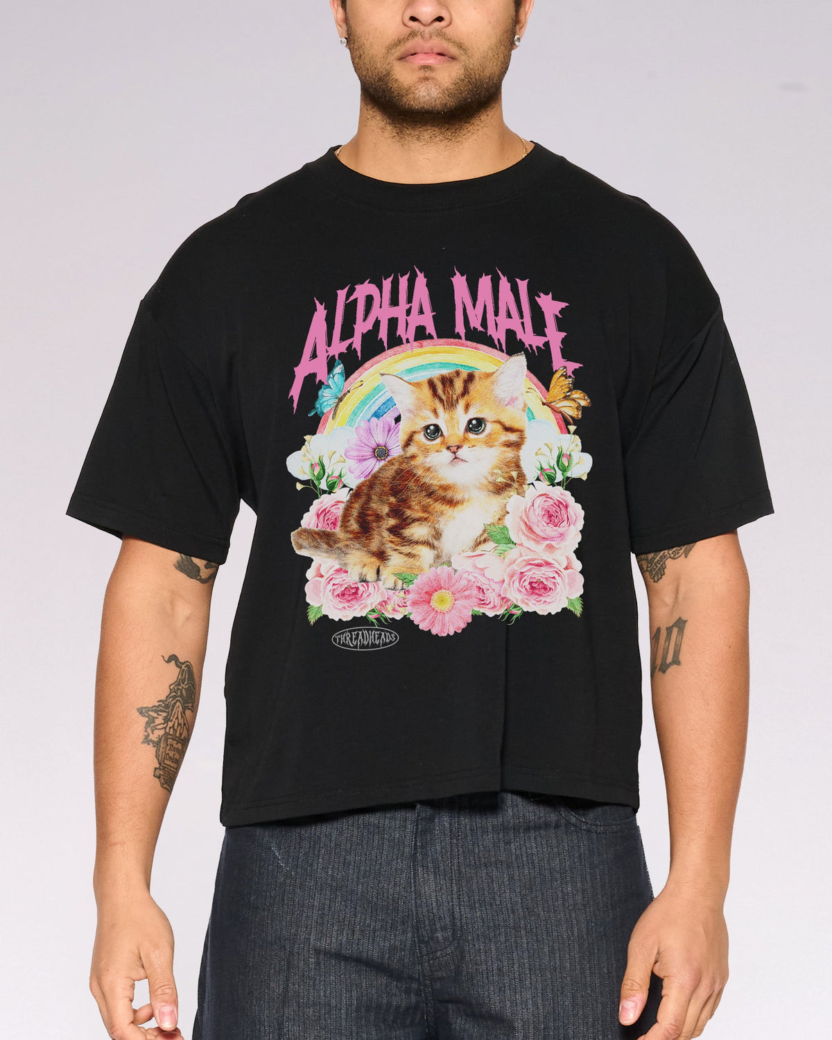 Alpha Male Oversized Crop Tee product image 1