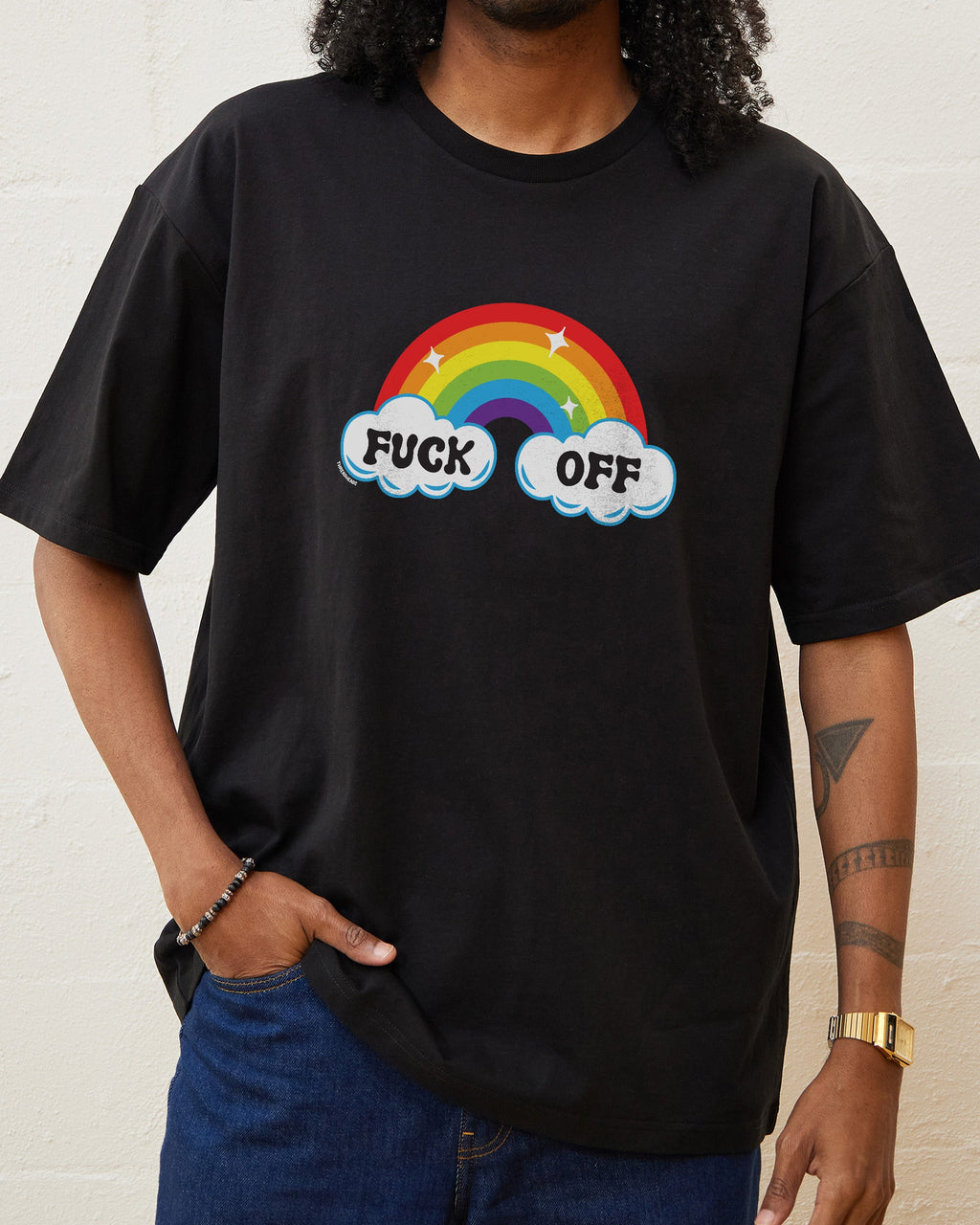 Fk Off Rainbow T-Shirt product image 2