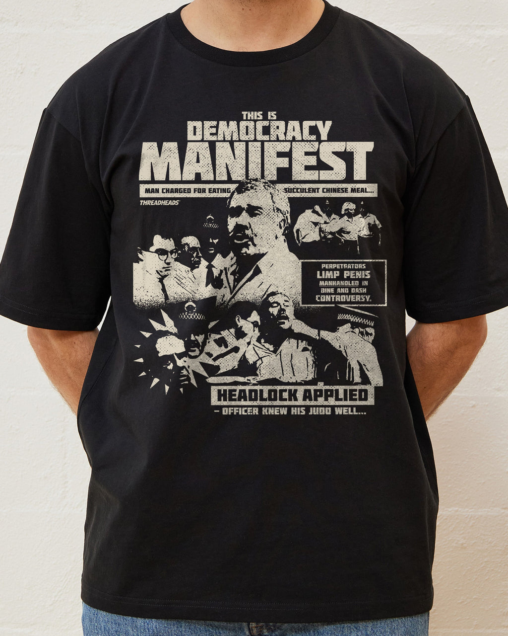 Democracy Manifest: Tabloid Edition T-Shirt product image 4