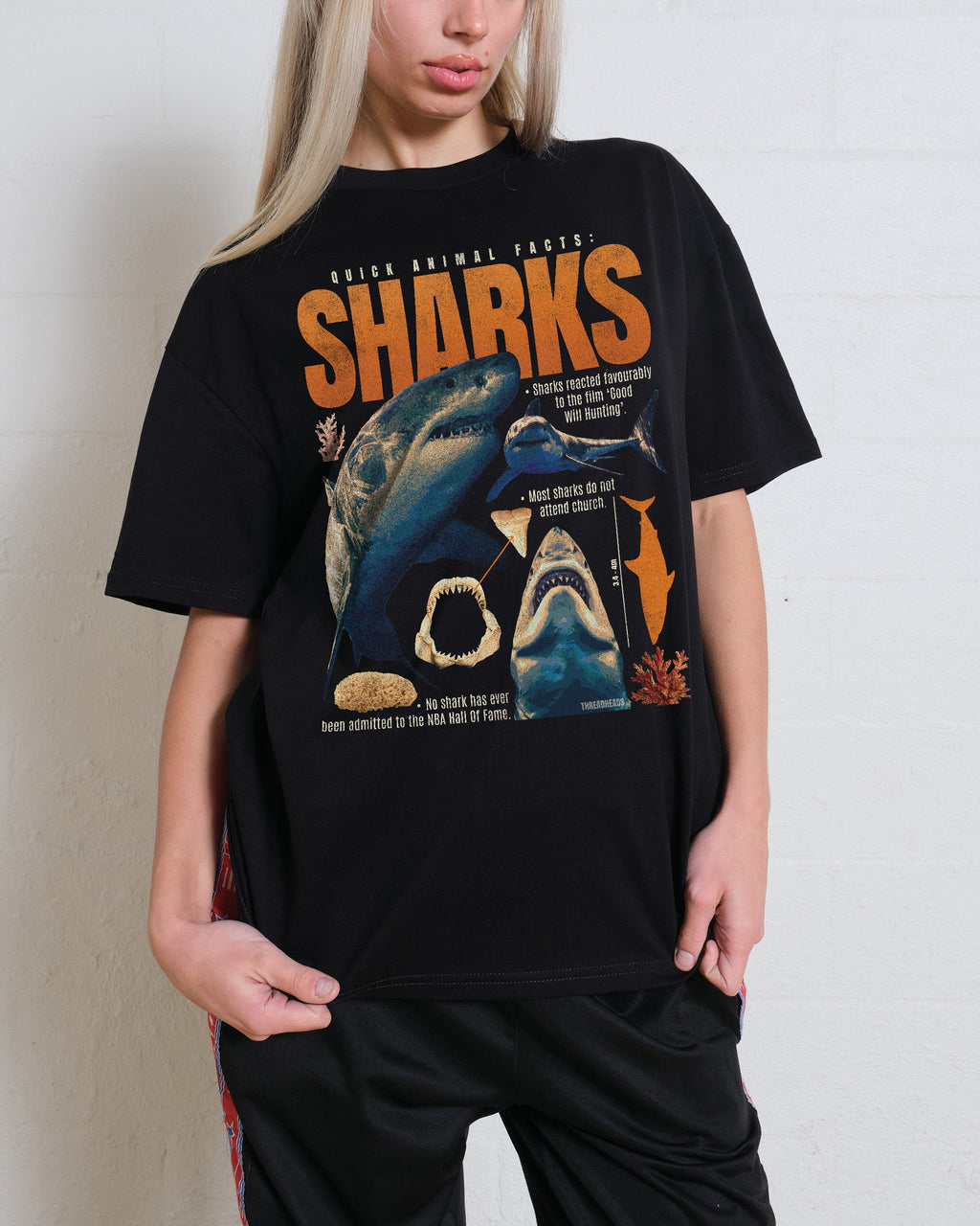 Quick Animal Facts - Sharks T-Shirt product image 2