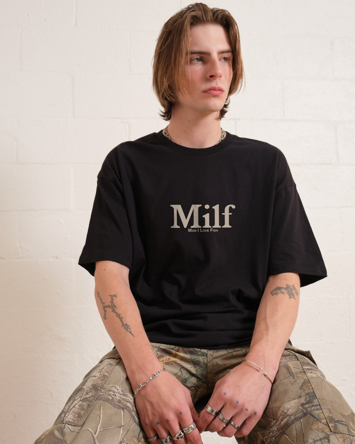 Man I Love Fish Front and Back T-Shirt product image 2