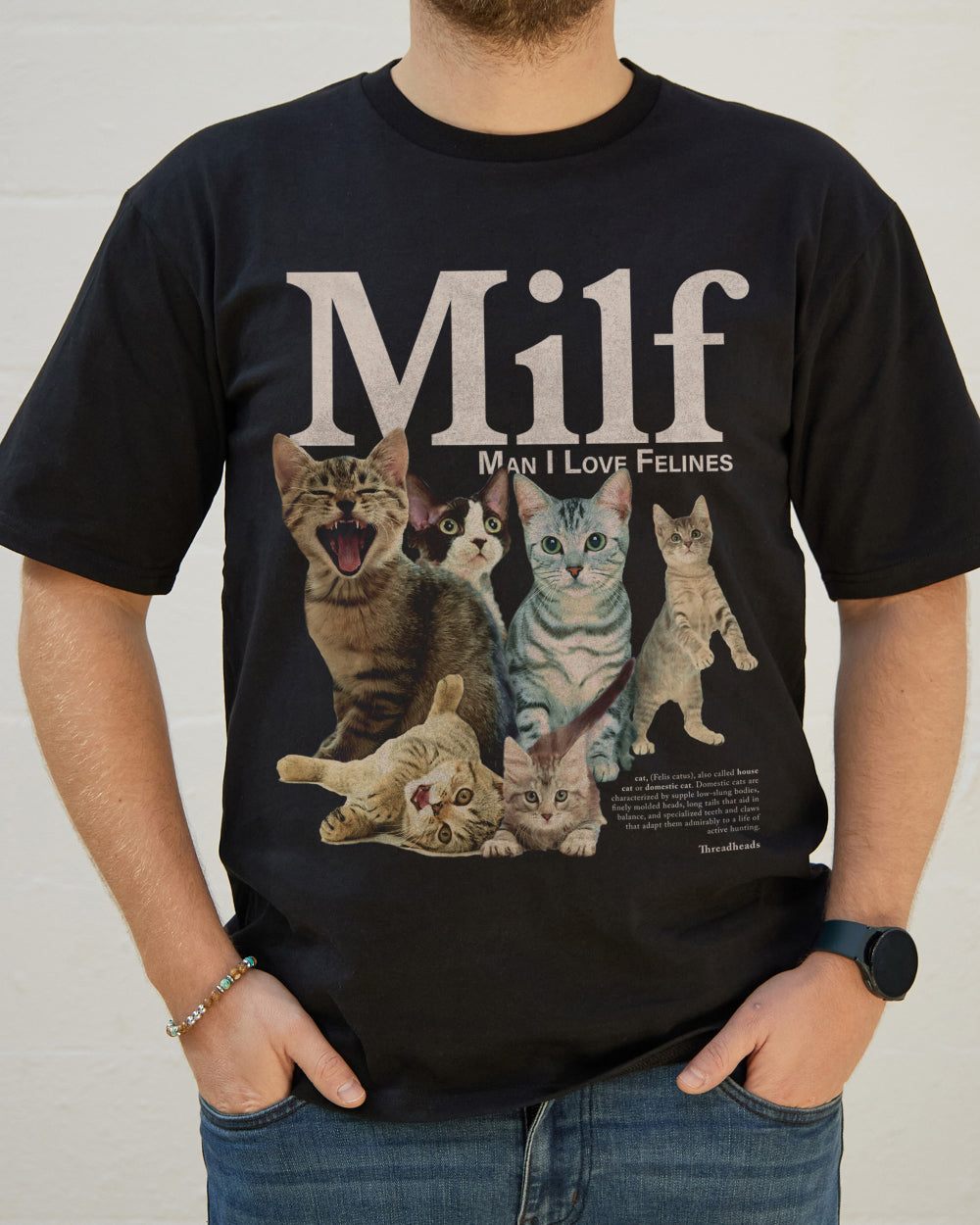 Man I Love Felines T-Shirt product image 6
