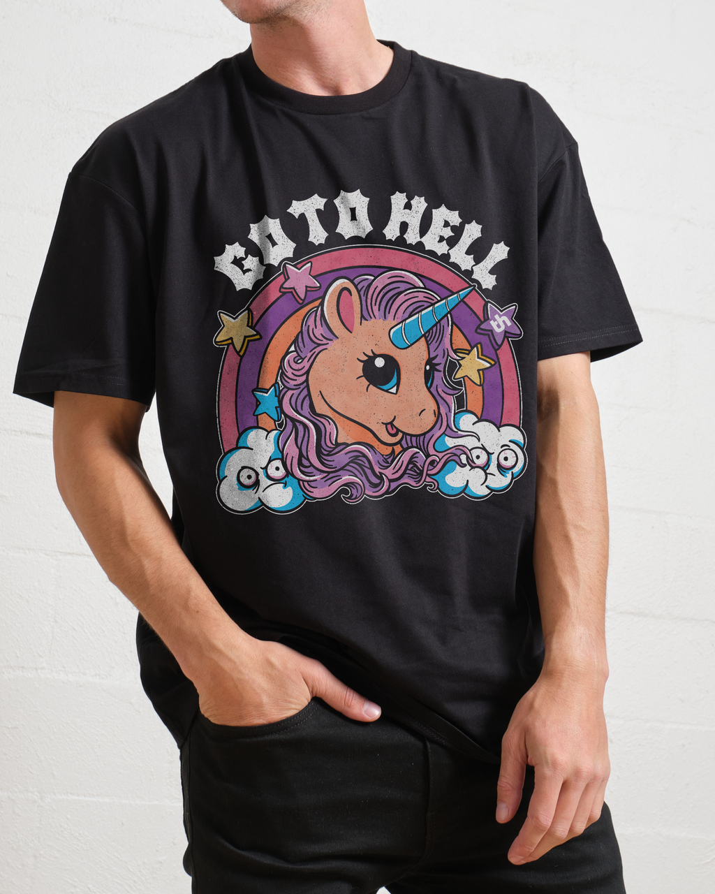Go to Hell Unicorn T-Shirt product image 1